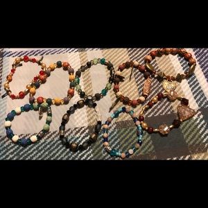 Lot 6 ** 9 home made bracelets